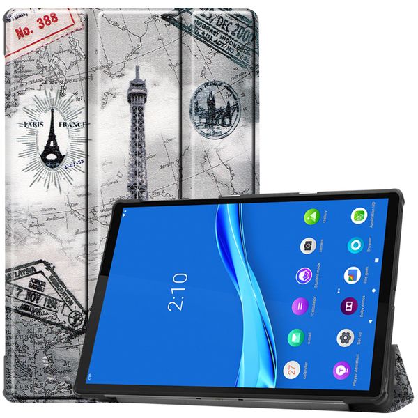 imoshion Coque tablette Design Trifold Lenovo Tab M10 Plus / M10 FHD Plus - Paris