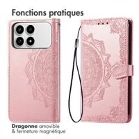 imoshion Etui de télephone Mandala Xiaomi Poco F8 Pro - Rose Gold