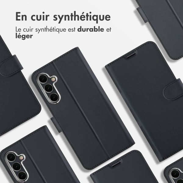 Accezz Étui de téléphone portefeuille Wallet Samsung Galaxy A16 5G - Noir