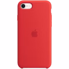 Apple Coque en silicone Apple iPhone SE (2022 / 2020) / 8 / 7 - Red