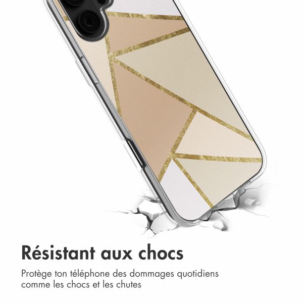 imoshion Coque design pour iPhone 16 - Graphic Beige