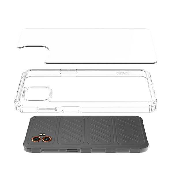 Accezz Coque Xtreme Impact Samsung Galaxy Xcover 7 Pro - Transparent