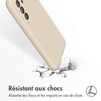 Accezz Coque Liquid Silicone Samsung Galaxy A57 (5G) - Stone
