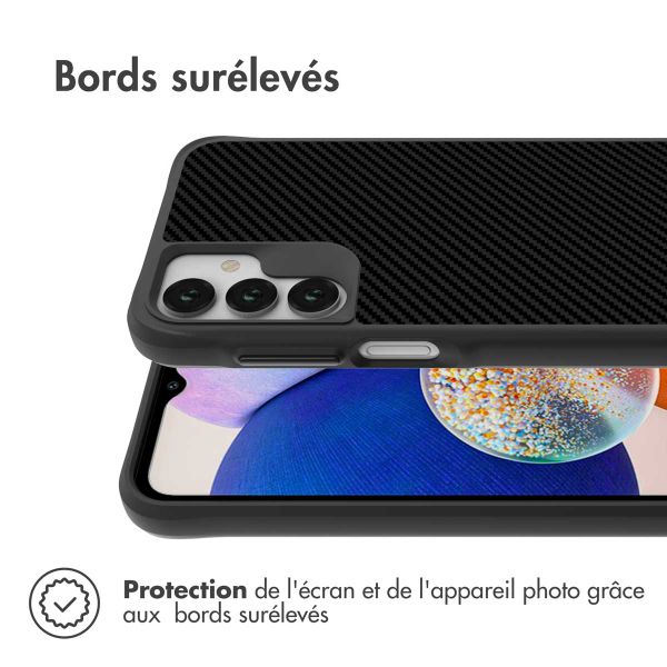 imoshion Rugged Hybrid Carbon Case Samsung Galaxy A15 (5G/4G) - Noir