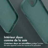 imoshion Coque Couleur avec MagSafe iPhone 15 - Vert foncé