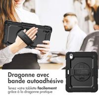 Accezz Coque arrière robuste avec bandoulière iPad Air 11 pouces (2024) M2 - Noir