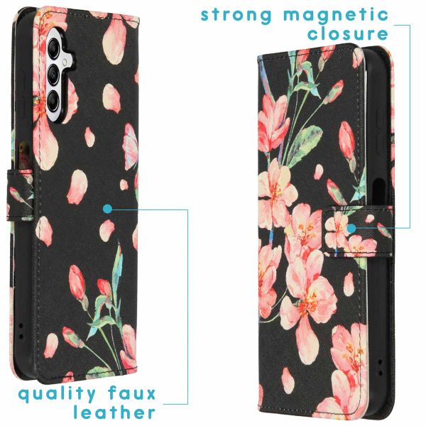 imoshion Coque silicone design Samsung Galaxy A14 (5G) - Blossom Black