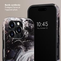 Selencia Coque arrière Vivid avec MagSafe Apple iPhone 16 Pro - Chic Marble Black