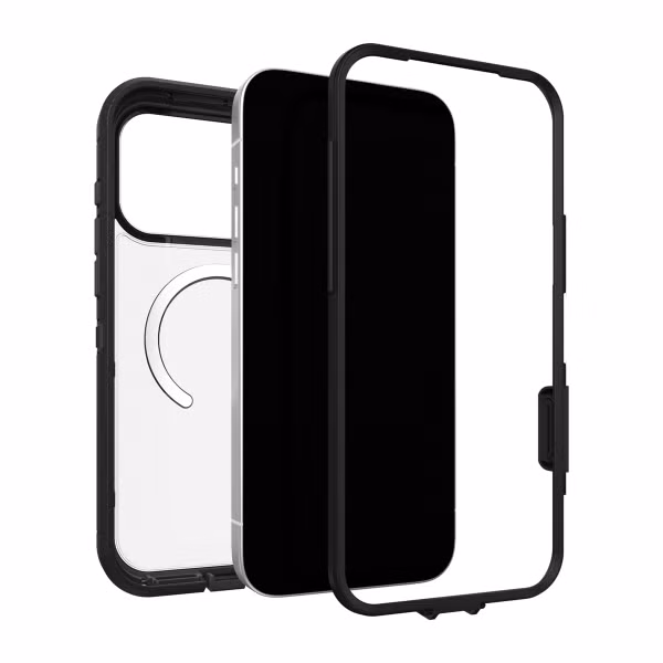 OtterBox Coque arrière Defender Pro XT Magnets Apple iPhone 17 Pro Max - Clear / Black