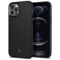 Spigen Coque arrière MagSafe Armor Apple iPhone 12 (Pro) - Noir