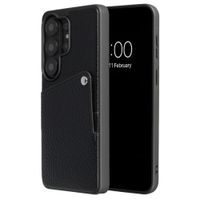 Selencia Coque Riva avec porte-cartes Samsung Galaxy S26 Ultra - Black