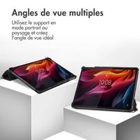 imoshion Coque tablette Design Trifold Lenovo Tab K11 Plus - Leopard