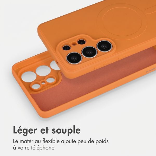 imoshion Coque Couleur avec MagSafe Samsung Galaxy S26 Ultra - Orange