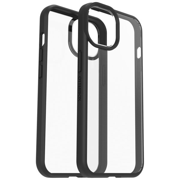 OtterBox Coque arrière React iPhone 14 - Transparent / Noir