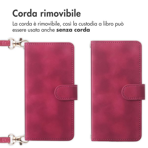 imoshion Etui de télephone portefeuille avec cordon Oppo Reno15 F (5G) - Rouge