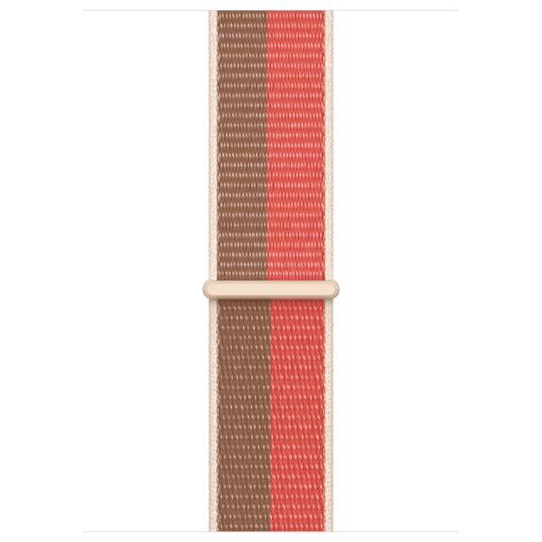 Apple Sport Loop Band Apple Watch Series 1 á 10 / SE / Ultra (2) (44/45/46/49 mm) - Pink Pomelo/Tan