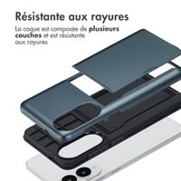imoshion Coque arrière avec porte-cartes Samsung Galaxy S25 Edge - Bleu foncé