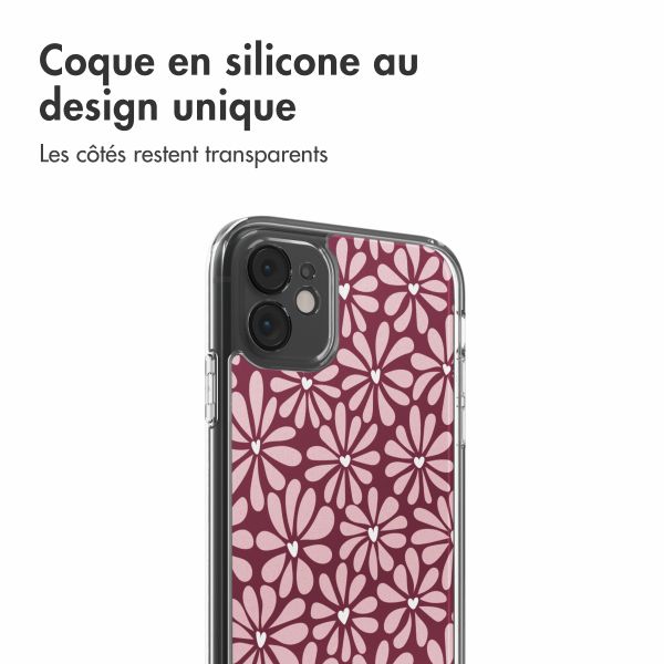 imoshion Coque Design Apple iPhone 11 - Bloom Love Blush
