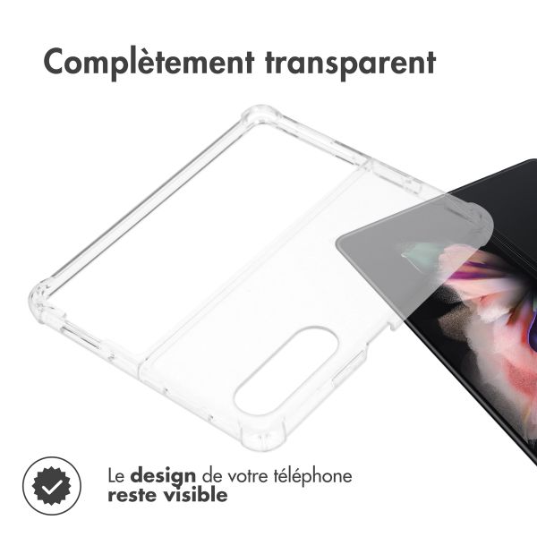 Accezz Coque Clear Samsung Galaxy Z Fold 4 - Transparent