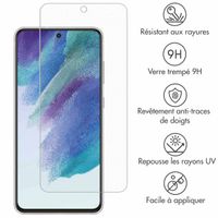 Accezz Protection d'écran en verre trempé 2-pack Samsung Galaxy S21 FE