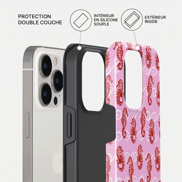 Burga Coque Tough MagSafe Apple iPhone 15 Pro - Coral Reef