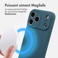 imoshion Coque Couleur avec MagSafe Apple iPhone 17 Pro Max - Bleu foncé