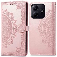 imoshion Etui de téléphone portefeuille Xiaomi Redmi Note 14 5G - Rose Dorée