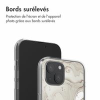 imoshion Coque design pour iPhone 15 - Sandy Marble