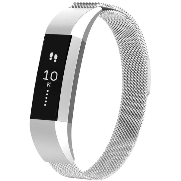 imoshion Bracelet magnétique milanais Fitbit Alta (HR) - Taille S - Argent