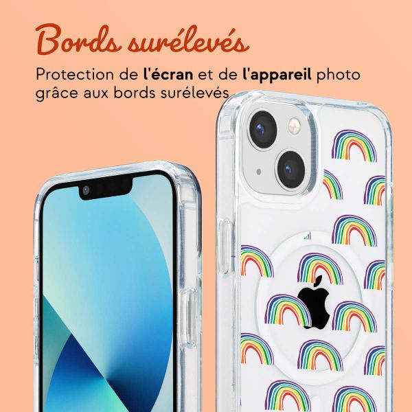 Concevez votre Coque MagSafe avec cordon amovible Apple iPhone 13 - Transparent