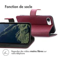 imoshion Étui de télephone portefeuille de luxe Apple iPhone 17e / 16e - Bordeaux