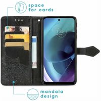 imoshion Etui de télephone Mandala Motorola Moto G51 - Noir