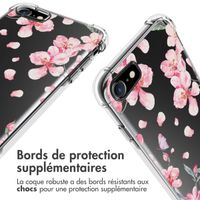 imoshion Coque Design avec cordon iPhone SE (2022 / 2020) / 8 / 7 - Blossom Watercolor