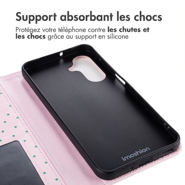 imoshion Étui de télephone portefeuille Design Samsung Galaxy A37 (5G) - Happy Dots