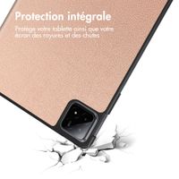 imoshion Coque tablette Trifold Xiaomi Pad 6S Pro 12.4 - Rose Dorée