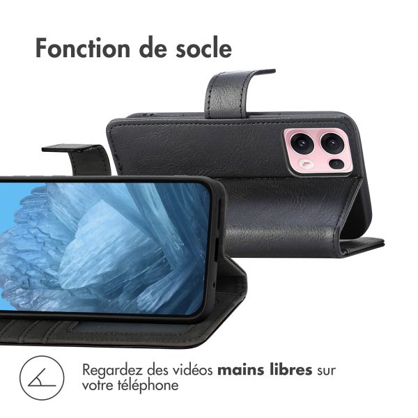 imoshion Étui de télephone portefeuille Oppo Reno 13 Pro - Noir