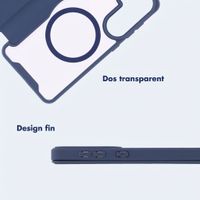 imoshion Bookcase transparente avec MagSafe Samsung Galaxy S25 / S24 - Bleu