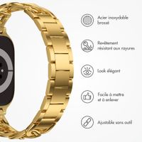 Selencia Bracelet Chain Apple Watch Series 1 - 9 / SE (38/40/41 mm) | Series 10 / 11 (42 mm) - Doré