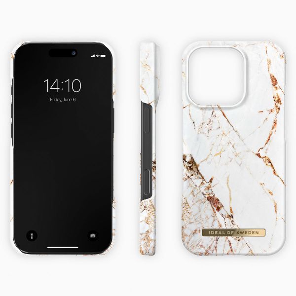 iDeal of Sweden Coque Fashion iPhone 16 Pro - Carrara Gold