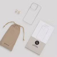 Selencia Coque avec crochets amovibles Apple iPhone SE (2022 / 2020) / 8 / 7 - Transparent