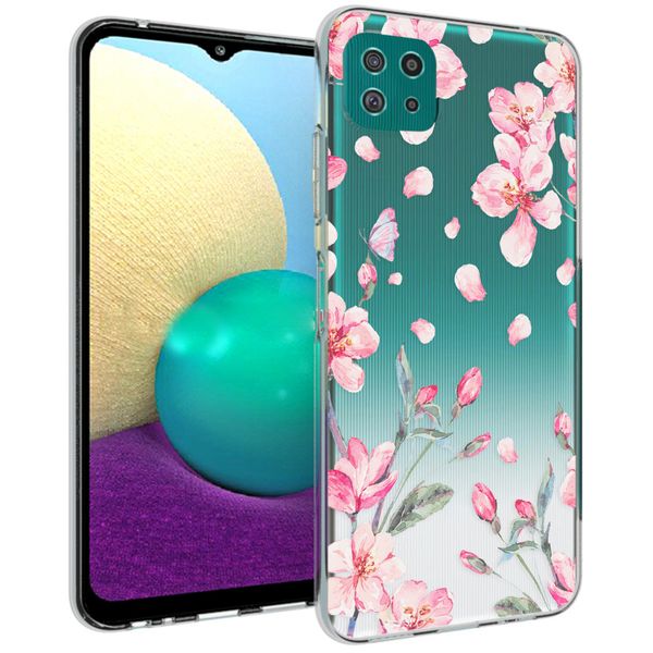 imoshion Coque Design Samsung Galaxy A22 (5G) - Fleur - Rose