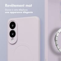 imoshion Coque Couleur avec MagSafe Samsung Galaxy S25 Edge - Violet