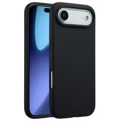 Accezz Coque Liquid Silicone avec MagSafe Apple iPhone Air - Noir