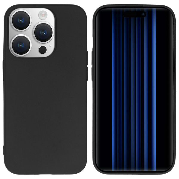 imoshion Coque Couleur iPhone 15 Pro - Noir