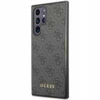 Guess Coque arrière 4G Classic Logo Samsung Galaxy S24 Ultra - Noir