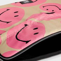 Wouf Smiley Pochette ordinateur 15-16 pouces - Rose