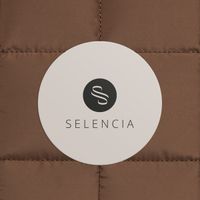 Selencia Pochette ordinateur Puffy 15-16 pouces - Mocha Brown