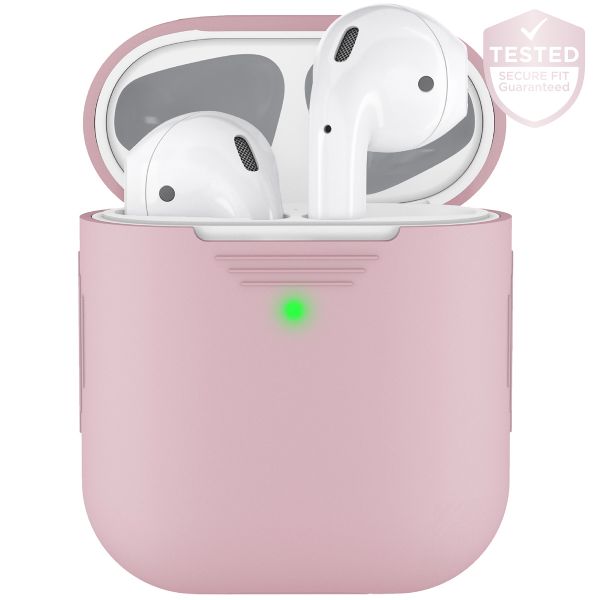 KeyBudz Coque Elevate Protective Silicone Apple AirPods 1 / 2 - Blush Pink