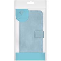 imoshion Étui de télephone portefeuille de luxe Samsung Galaxy A12 - Bleu clair