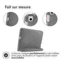 imoshion Coque kidsproof avec poignée iPad 9 (2021) 10.2 pouces / iPad 8 (2020) 10.2 pouces / iPad 7 (2019) 10.2 pouces - Gris